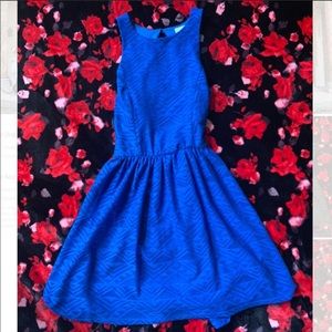 Blue Aztec Summer Dress